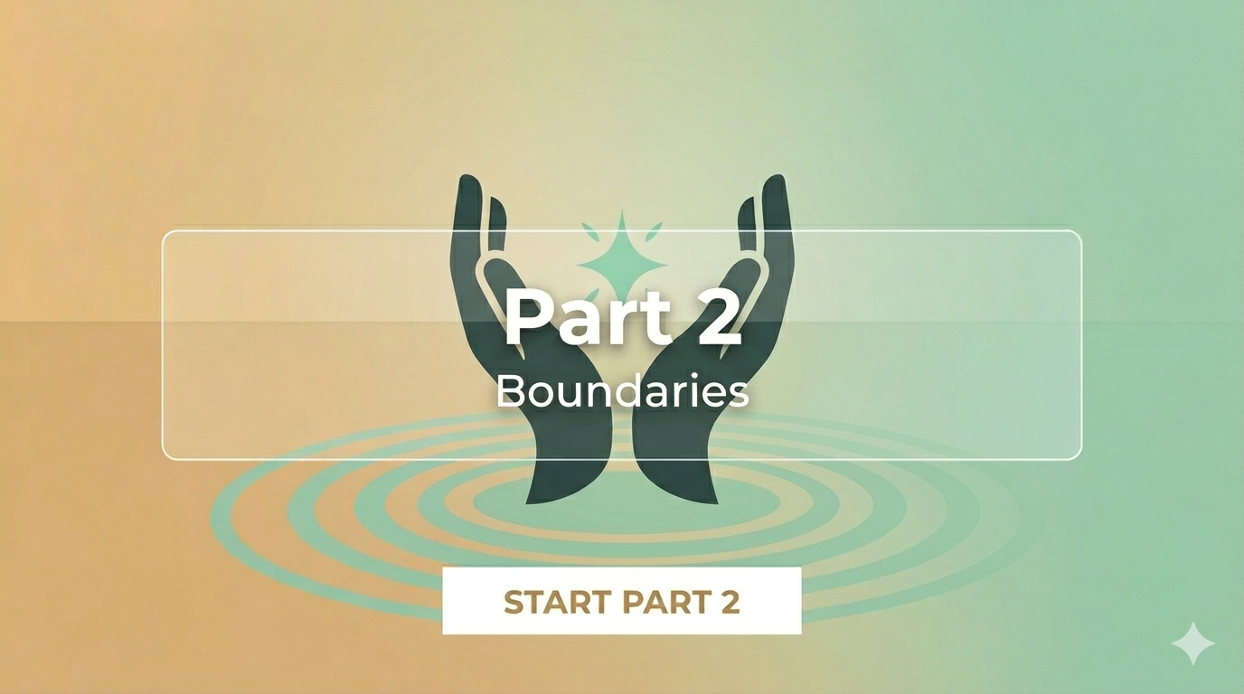 Part 2: Boundaries